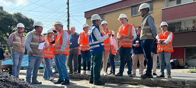 Secretaría de Infraestructura inició los trabajos de recuperación de la malla vial de Cali