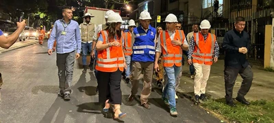 Acciones rápidas y efectivas: alcalde Eder entrega recuperado, en tres días, tramo clave de la carrera 42