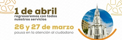 En Semana Santa no habrá atención al público, el 1 de abril regresamos con todos nuestros servicios