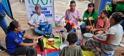 Más de 500 niños y niñas se beneficiaron de las actividades lúdicas de Ruta 25 gracias a la Secretaría de Bienestar Social