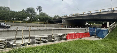 Sin pagar valores adicionales, gracias a la gestión de la Alcaldía, iniciarán obras de recuperación del puente del Club Colombia por afectación generada en 2022