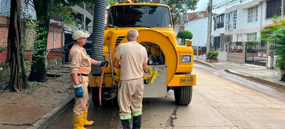 Después de las fuertes lluvias, Emcali trabaja en la normalización del  servicio de acueducto y alcantarillado