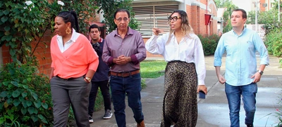 Secretaria de Educación visitó IEO Santa Cecilia afectada por la ola invernal