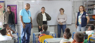 IEO Navarro recibió la visita de la Secretaria de Educación