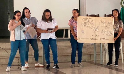 Durante el paro de maestros, profesionales de apoyo pedagógico se capacitan para fortalecer la enseñanza a niños con alguna discapacidad