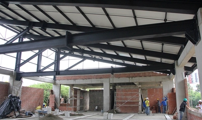Así avanza la construcción del restaurante escolar de la sede educativa República de Francia