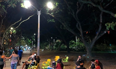 Parque El Ingenio y barrio San Antonio, los espacios revitalizados con el  nuevo alumbrado público de tecnología led