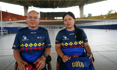 Los hermanos Chica alistan sus mejores lanzamientos para competir en  la boccia de los Juegos Paralímpicos París 2024
