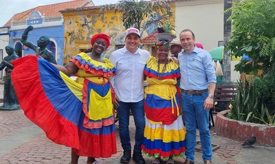 Alcaldes de Cali y Cartagena anuncian hermanamiento entre los barrios Getsemaní y Obrero