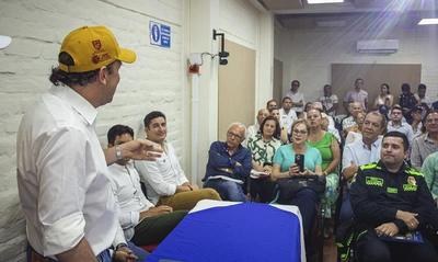 Trabajar de la mano con la administración del alcalde Eder  es el compromiso de la comuna 22