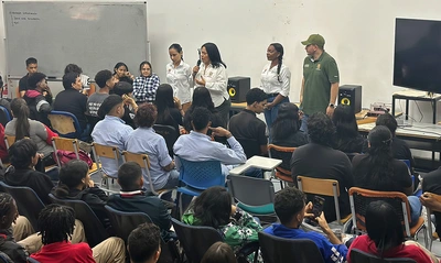 El Dagma socializa la COP16 con estudiantes del SENA para fortalecer  la conciencia ambiental