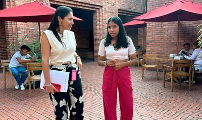 Ella es Antonella Rojas, la secretaria de Bienestar Social del Gabinete  Infantil Distrital que sueña con ser sicóloga