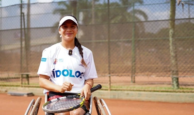 Zully Rodríguez, la tenista paralímpica caleña que quiere iluminar a París con su juego