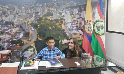 Por primera vez en Cali: niños y niñas venezolanos, víctimas del conflicto armado y colombianos gobiernan por un día a la ciudad