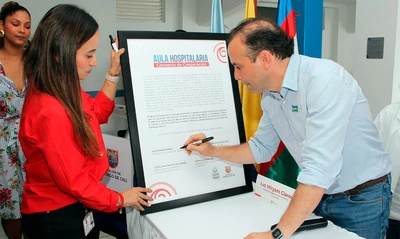 Alcaldía de Cali abre primer aula hospitalaria del Distrito para brindar educación a más de 50 niños en hospital infantil