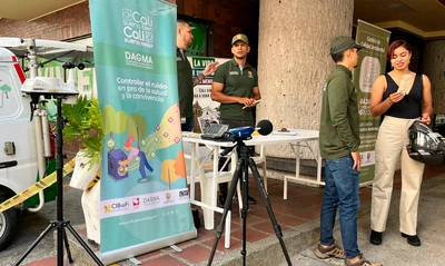 Dagma conmemoró el ‘Día Internacional contra el Ruido’ con actividades de educación y control en el centro y el barrio Marroquín