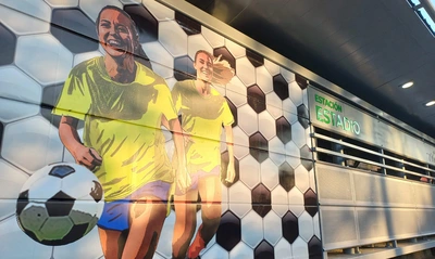 Como abrebocas al Mundial Sub-20 Femenino de la FIFA, se entregó totalmente recuperada la estación Estadio del MIO