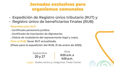Jornadas exclusivas para organismos comunales sobre expedición de obligaciones tributarias con la DIAN
