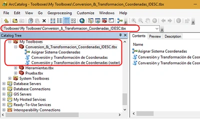 Nueva versión de la herramienta para Conversión y Transformación de Coordenadas