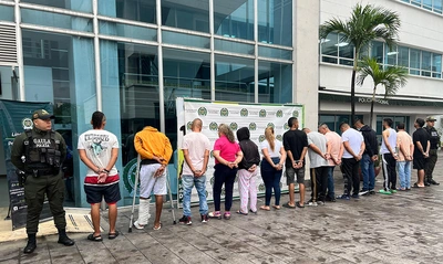 Autoridades de Cali desarticulan un grupo delincuencial que extorsionaba a comerciantes en la galería de Santa Elena