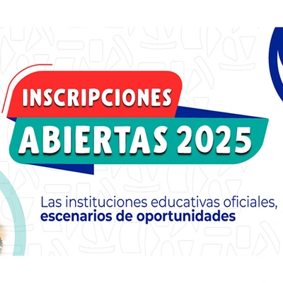 Las instituciones educativas oficiales están listas para matricular a los estudiantes para el año lectivo 2025
