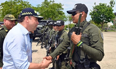 ¡Bienvenidos! Ya están en Cali los 4000 hombres y mujeres de la Policía Nacional que reforzarán la seguridad de la ciudad durante la COP16