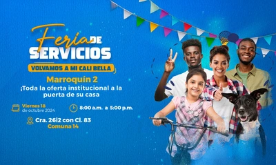 Manos a la cuadra: mi Cali bella llega a Marroquín 2 con la Feria de servicios
