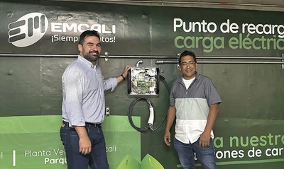EMCALI promueve movilidad sostenible durante la COP 16  con instalación de seis estaciones de recarga en la Plazoleta Jairo Varela