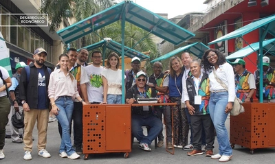 ‘Zona Verde’ de la COP16: Alcaldía de Cali entrega más de 300 módulos a comerciantes del centro a través de capital semilla