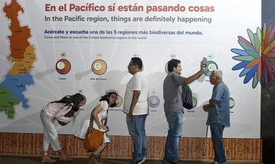 ¿Te vas a perder de la programación de la COP16? La Zona Verde está esperando por ti