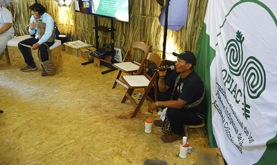 La maloca de los pueblos indígenas en la Zona Verde de la COP16: un encuentro con la biodiversidad y la cultura indígena