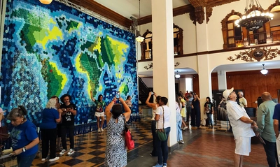 Alrededor de 30.000 personas visitan al día el icónico Edificio Coltabaco