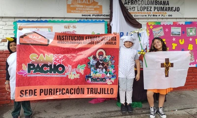 Institución Etnoeducativa Afrocolombiana Alfonso López Pumarejo celebró las fiestas de San Pacho