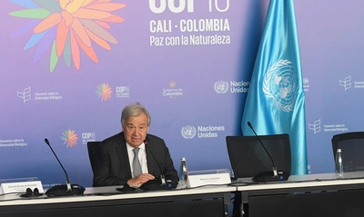 “Quedé muy impresionado con la calidad de la organización en la COP16, es excelente”: António Guterres