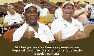 En el Día de la Acción Comunal celebramos a los hombres y mujeres que trabajan por mejorar la calidad de vida en sus territorios