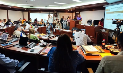 La Unidad de Bienes y Servicios presentó ante la Comisión de Presupuesto del Concejo de Cali proyecto de renovación institucional