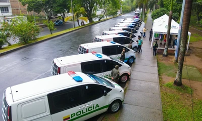 Alcaldía entregó nuevo parque automotor a la Policía Metropolitana: es la inversión más alta que ha hecho Cali por la seguridad