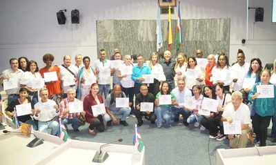 32 ediles de La Leonera, Montebello, El Saladito y la Comuna 14 recibieron sus credenciales