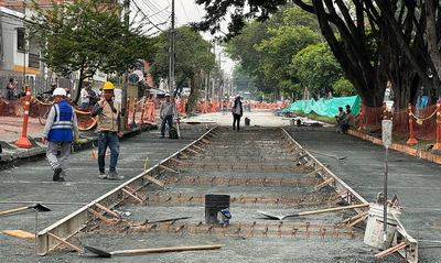 La calle 9 se recupera con rapidez: barrio Los Cámbulos tendrá su vía  lista a comienzos de diciembre