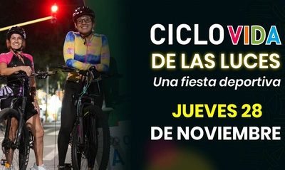 La ‘Ciclovida de las Luces’ iluminará las calles de Cali