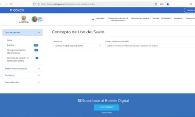 Ciudadanos pueden consultar el uso del suelo de sus predios a través de aplicación web