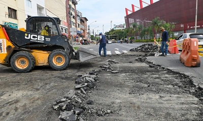 Cali avanza en la recuperación de la malla vial