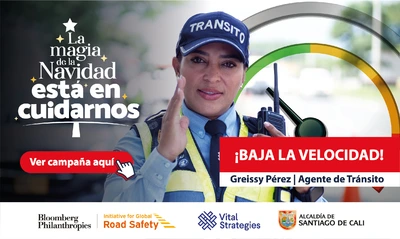 ‘Baja la velocidad’, nueva campaña de la Alcaldía de Cali con la cooperación internacional de Bloomberg Philanthropies