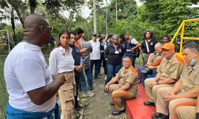 20 reclusos de Villahermosa embellecieron a Cali durante jornada de resocialización