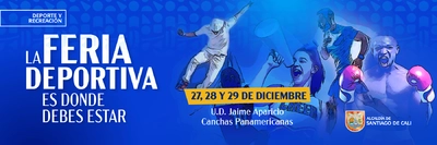 La ‘Feria Deportiva de Cali’ es donde debes estar: del 27 al 29 de  diciembre