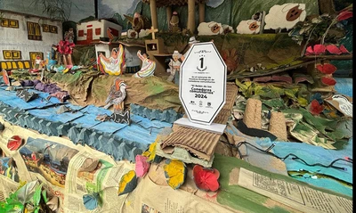 Estos son los ganadores del concurso de pesebres ecológicos 2024 de los comedores comunitarios de Cali
