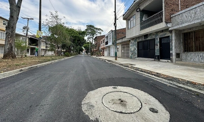 ¡Alcalde Eder lo prometió y lo cumplió! Vecinos de Santa Mónica Popular estrenaron 700 metros de vías antes de año nuevo