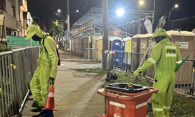 Cali le cantó a la Navidad con espacios limpios y aseados: se recolectaron 380 toneladas de residuos en el Alumbrado y la Feria