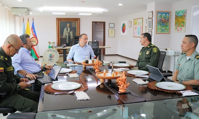 Director general de la Policía respalda trabajo por la seguridad de Cali que lidera el alcalde Eder