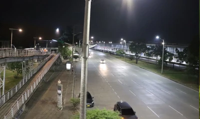 Recuperan 1.150 luminarias led en la calle 70: ya son 25 mil instaladas durante la Administración del alcalde Eder